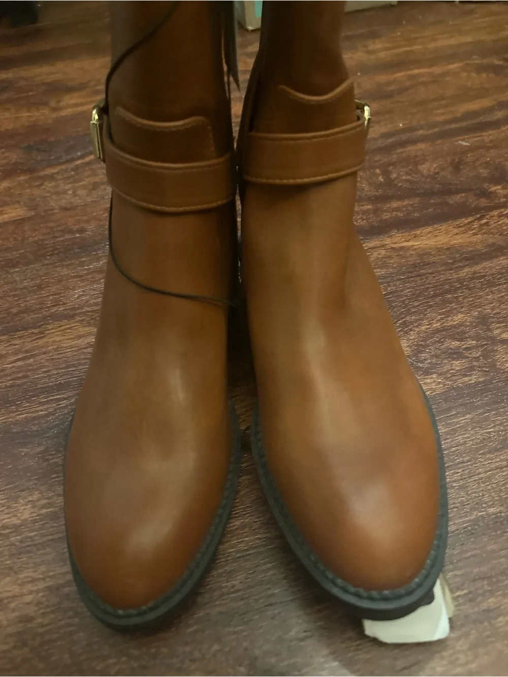 Time and Tru Tall Over-the-Knee Riding Boots in Brown